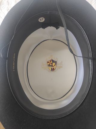 Sombrero de doma  Furfel negro