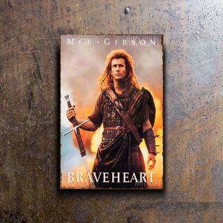 PLACA METALICA BRAVEHEART CARTEL PELICULA METAL