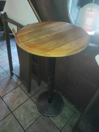 Mesa alta madera - Bar