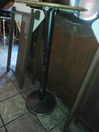 Mesa alta madera - Bar