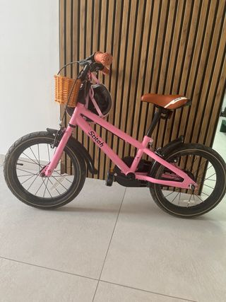 Bicicleta niña 16" Stitch rosa