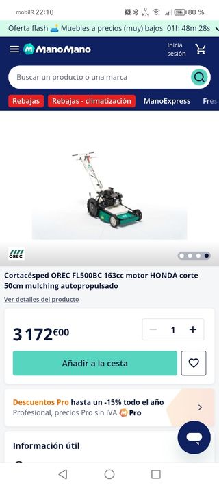 ♥️Desbrozadora PROFESIONAL OREC FLEX FL500A