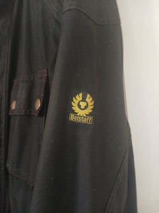 Parka Belstaff negra hombre