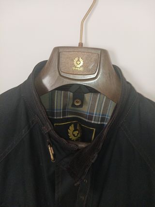 Parka Belstaff negra hombre