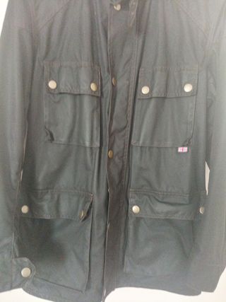Parka Belstaff negra hombre