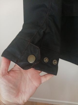 Parka Belstaff negra hombre