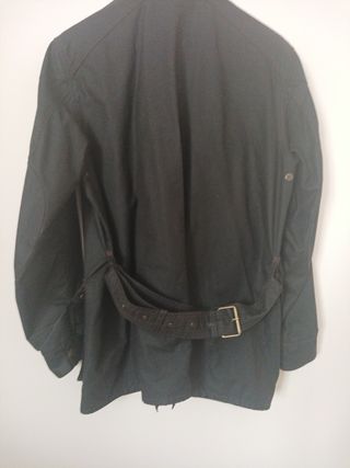 Parka Belstaff negra hombre