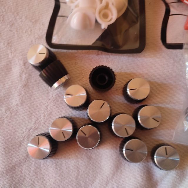 Potenciómetros amplificadores de guitarra baixo de 12 botões