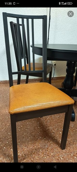 Nuovo tavolo rotondo allungabile Ikea Ingatorp + 4