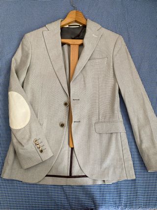 Americana Zara gris talla 46 - Blazer