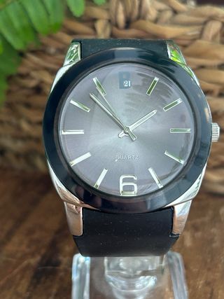 Reloj Bijou negro y plata