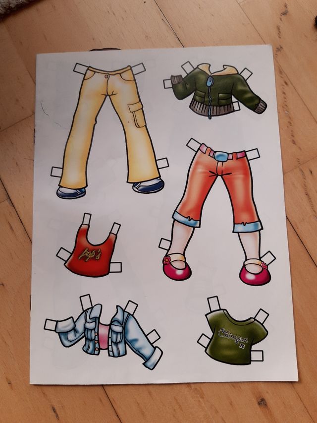 8 láminas recortables niños 28x21cm