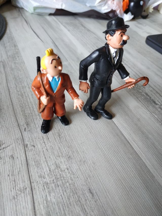 Tintín y Haddock figuras PVC