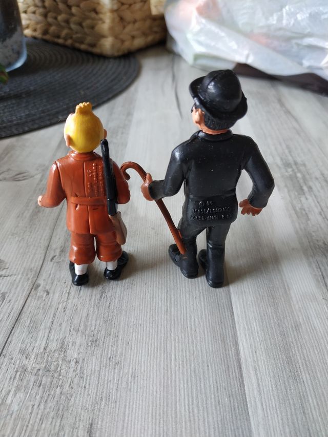 Tintín y Haddock figuras PVC
