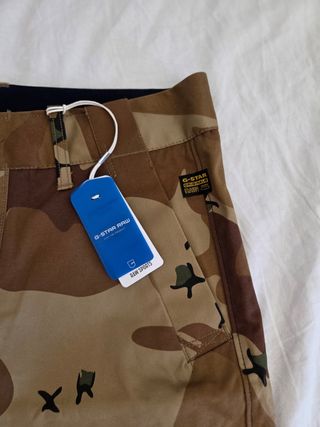 G-Star Raw - Pantalón corto camuflaje