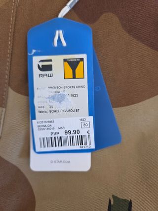 G-Star Raw - Pantalón corto camuflaje