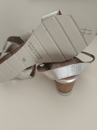 Sandalias Antea Plata 38