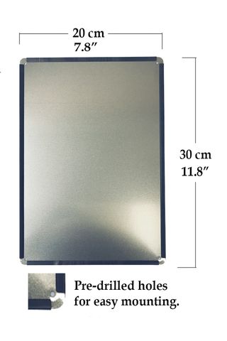 PLACA METALICA CRITTERS CARTEL CINE FANTASTICO