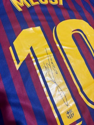 Camiseta FC Barcelona Firmada por Messi