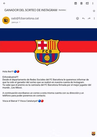 Camiseta FC Barcelona Firmada por Messi