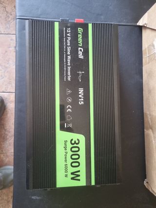 Inversor Coche Green Cell INV15 3000W 6000W