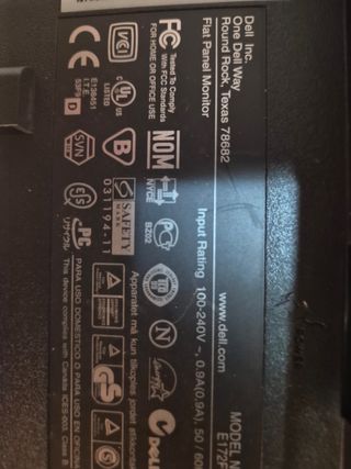 Monitor Dell
Pantalla de ordenador 