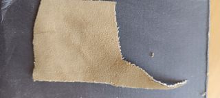 Tela aterciopelada beige 4 metros o mas