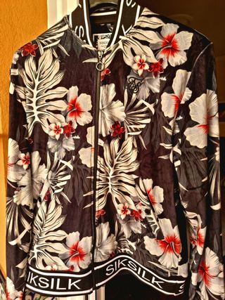 Bomber Siksilk Original - Talla L - Multicolor