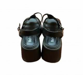 Sandalias de plataforma negras