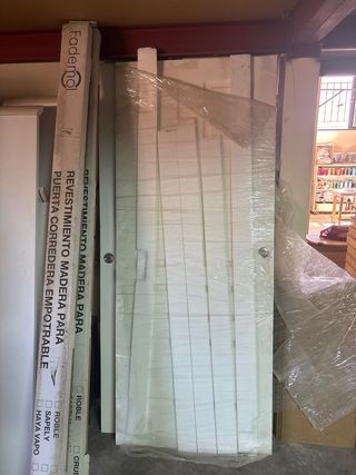 Puertas corredizas madera empotrable