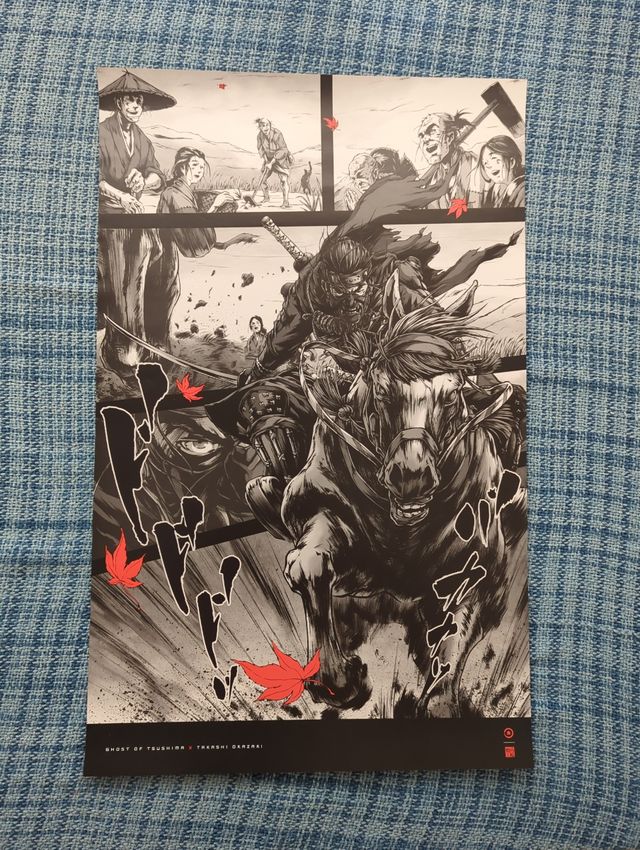 Poster Ghost of Tsushima - Takashi Okazaki