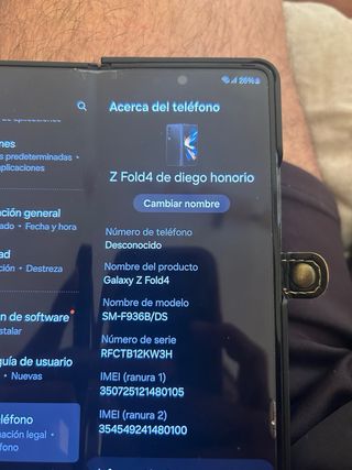 Samsung Galaxy Z Fold4 - Nero