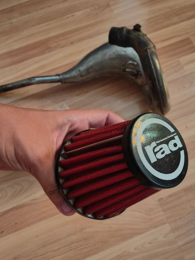 Kit 80cc Derbi: escape, filtro...