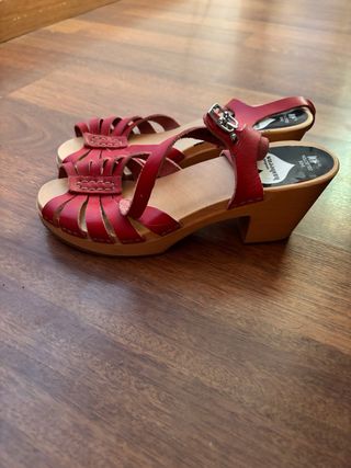 Sandalias rojas Hasbeens by H&M