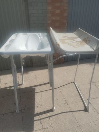 Bañera y cambiador bebé