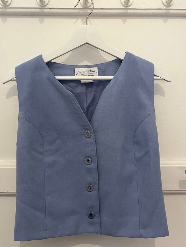 Traje falda azul - formal