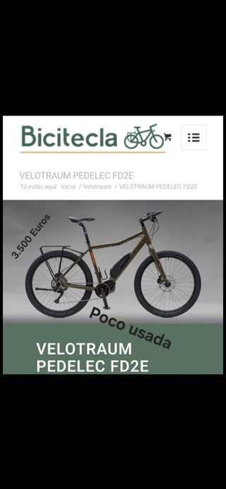 Velotraum Pedelec FD2E - Bicicleta Eléctrica