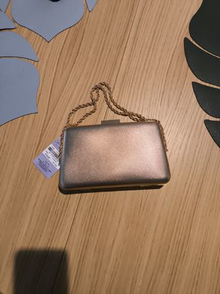 Bolso fiesta dorado