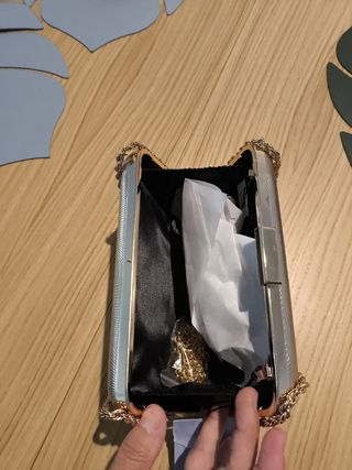 Bolso fiesta dorado