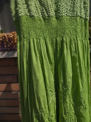 Vestito lungo estivo Indian Emporium 100% cotone c