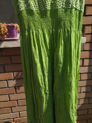 Vestito lungo estivo Indian Emporium 100% cotone c