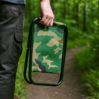 Silla Taburete Playa Pesca Plegable Camuflaje