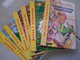Pack 7 libros Geronimo Stilton