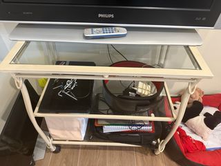 Mesa auxiliar cristal vintage