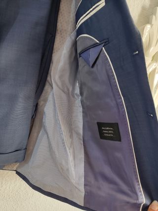 Traje Zara Hombre Azul Talla S talla 38