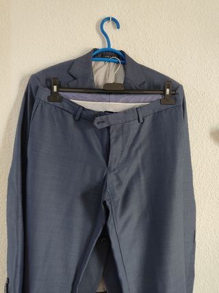 Traje Zara Hombre Azul Talla S talla 38