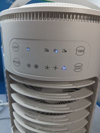 Ventilatore raffrescatore 600ml ghiaccio acqua RGB
