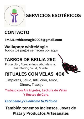 Amuletos Tarros de Bruja para diferentes propósito