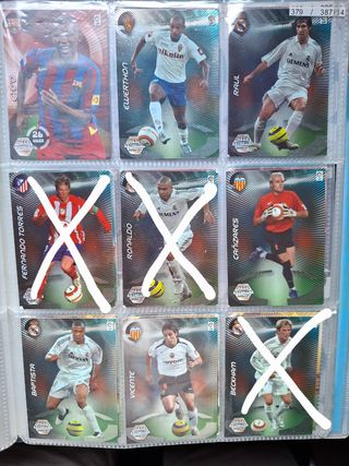 Cromos fútbol Mega Estrellas 2006-07