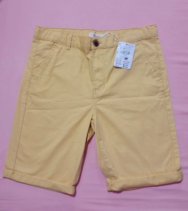 Shorts chinos amarillos Sfera niño